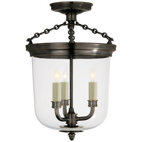 Semi-Flush Mts. Bowl Style by Visual Comfort Signature ( 268 | TOB 4212BZ Merchant ) 