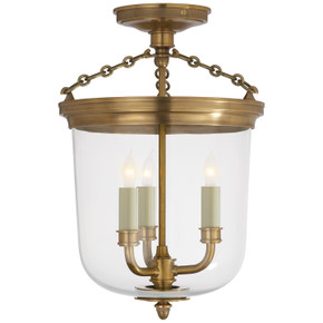 Semi-Flush Mts. Bowl Style by Visual Comfort Signature ( 268 | TOB 4212HAB Merchant ) 