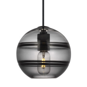 Mini Pendants Glass Down by Visual Comfort Modern ( 182 | 700TDSDNGPKB Sedona ) 