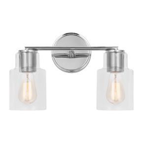 Bathroom Fixtures Two Lights by Visual Comfort Studio ( 454 | DJV1002CH Sayward ) 