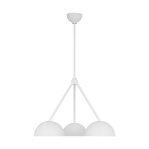 Mid. Chandeliers Metal Shade by Visual Comfort Studio ( 454 | LXC1043CPST Beaunay ) 