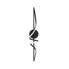 Sconces Ring Shades/Halo by W.A.C. Lighting ( 34 | WS-39434-30-BK Corkscrew ) 