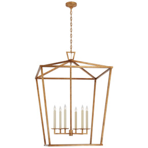 Foyer/Hall Lanterns Open Frame by Visual Comfort Signature ( 268 | CHC 2172GI Darlana ) 
