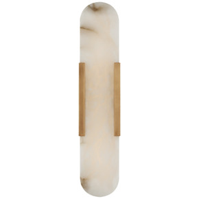 Sconces Single Glass by Visual Comfort Signature ( 268 | KW 2018AB-ALB Melange ) 