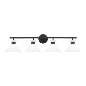 Bathroom Fixtures Four Lights by Visual Comfort Studio ( 454 | DJV1014MBK Belcarra ) 