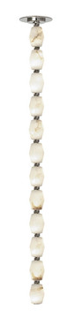 Pendants Glass Down by Visual Comfort Modern ( 182 | SLPD55127ALBNR Collier ) 
