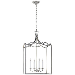 Foyer/Hall Lanterns Open Frame by Visual Comfort Signature ( 268 | CHC 2181PN Darlana Fancy ) 