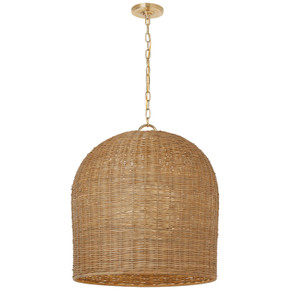 Pendants Glass Down by Visual Comfort Signature ( 268 | MF 5047SB-NTW Nancy ) 