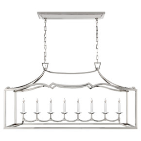 Linear/Island Open Frame by Visual Comfort Signature ( 268 | CHC 2183PN Darlana Fancy ) 