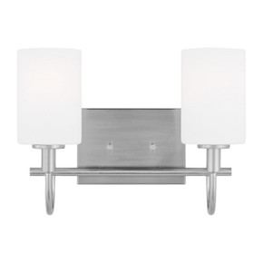 Bathroom Fixtures Two Lights by Visual Comfort Studio ( 454 | 4457102-962 Oak Moore ) 