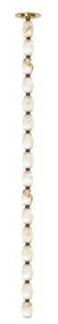 Pendants Glass Down by Visual Comfort Modern ( 182 | SLPD55227ALBHABR Collier ) 