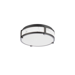 Flush Mounts Drum Shade by W.A.C. Lighting ( 34 | FM-27214-BK Constantine ) 