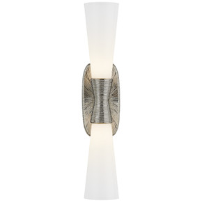 Sconces Double Glass by Visual Comfort Signature ( 268 | KW 2048PN-WG Utopia ) 