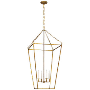Foyer/Hall Lanterns Open Frame by Visual Comfort Signature ( 268 | MF 5104GI Malloy ) 