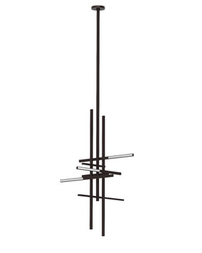 Mid. Chandeliers Geometric/Linear by Visual Comfort Modern ( 182 | SLPD56327CCBZ Cityscape ) 