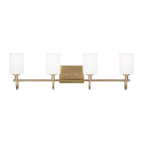 Bathroom Fixtures Four Lights by Visual Comfort Studio ( 454 | 4457104EN3-848 Oak Moore ) 