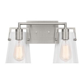 Bathroom Fixtures Two Lights by Visual Comfort Studio ( 454 | DJV1032BS Crofton ) 