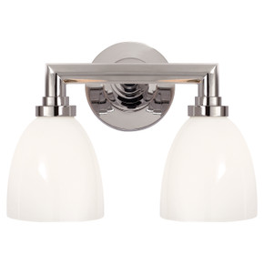 Bathroom Fixtures Two Lights by Visual Comfort Signature ( 268 | SL 2842CH-WG Wilton ) 