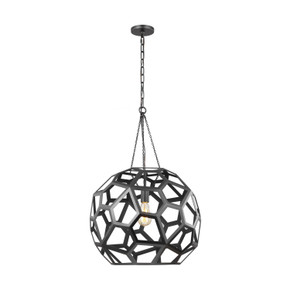 Pendants Sphere by Visual Comfort Studio ( 454 | AP1071MBK Feccetta ) 