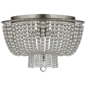 Flush Mounts Bowl Style by Visual Comfort Signature ( 268 | ARN 4102BSL-CG Jacqueline ) 