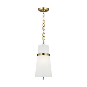 Mini Pendants Glass Down by Visual Comfort Studio ( 454 | AP1161BBS Cordtlandt ) 