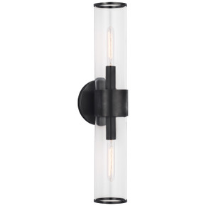 Sconces Double Glass by Visual Comfort Signature ( 268 | KW 2118BZ-CG Liaison ) 