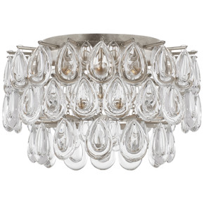 Flush Mounts Glass Down by Visual Comfort Signature ( 268 | ARN 4170BSL-CG Liscia ) 