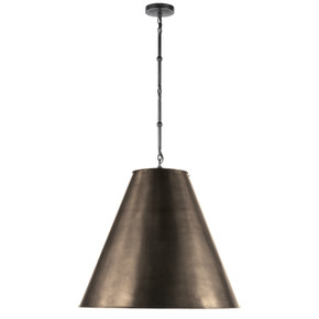 Pendants Metal Shade by Visual Comfort Signature ( 268 | TOB 5014BZ-BZ Goodman ) 