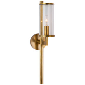 Sconces Single Glass by Visual Comfort Signature ( 268 | KW 2200AB-CG Liaison ) 