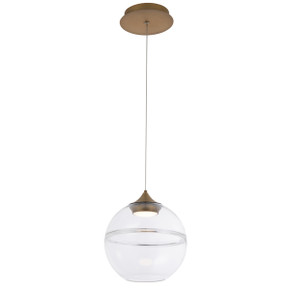 Pendants Glass Down by W.A.C. Lighting ( 34 | PD-20014-AB Bistro ) 