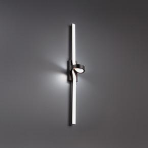 Bathroom Fixtures Cylindrical / Linear by W.A.C. Lighting ( 34 | WS-61326-30-BK Loophole ) 