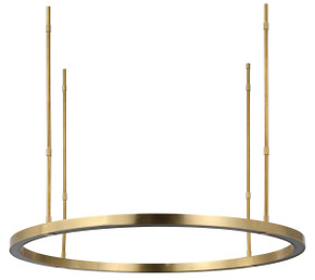 Mid. Chandeliers Ring/Halo by Visual Comfort Modern ( 182 | MDCH53827HAB Stagger ) 