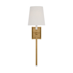 Sconces Single Candle by Visual Comfort Studio ( 454 | AW1211BBS Baxley ) 