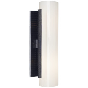 Sconces Single Glass by Visual Comfort Signature ( 268 | KW 2220BZ-WG Precision ) 