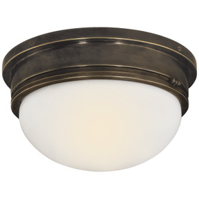 Flush Mounts Bowl Style by Visual Comfort Signature ( 268 | SL 4002BZ-WG Marine ) 