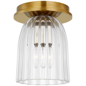 Flush Mounts Glass Down by Visual Comfort Signature ( 268 | ARN 4500HAB-CG Asalea ) 