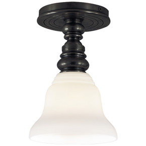 Flush Mounts Glass Down by Visual Comfort Signature ( 268 | SL 5001BZ/SLEG-WG Boston ) 