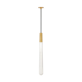 Mini Pendants Glass Down by Visual Comfort Modern ( 182 | 700TRSPAPYLC1PNB-LED930 Pylon ) 
