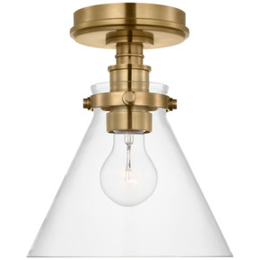 Flush Mounts Glass Down by Visual Comfort Signature ( 268 | CHC 4525AB-CG Parkington ) 