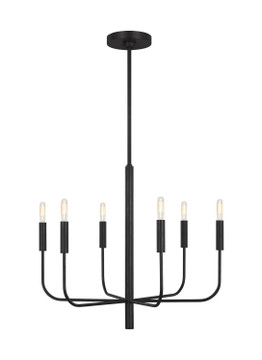 Mid. Chandeliers Candle by Visual Comfort Studio ( 454 | EC1006AI Brianna ) 