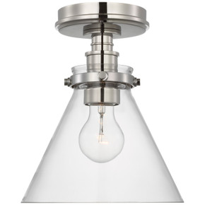 Flush Mounts Glass Down by Visual Comfort Signature ( 268 | CHC 4525PN-CG Parkington ) 
