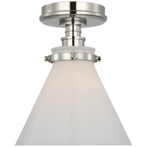 Flush Mounts Glass Down by Visual Comfort Signature ( 268 | CHC 4525PN-WG Parkington ) 