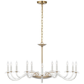 Large Chandeliers Candle by Visual Comfort Signature ( 268 | PCD 5021CG/HAB Brigitte ) 