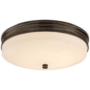 Flush Mounts Bowl Style by Visual Comfort Signature ( 268 | CHC 4601BZ-WG Launceton ) 