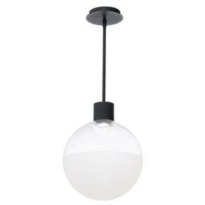 Mini Pendants Glass Down by W.A.C. Lighting ( 34 | PD-23412-30-BK Gaze ) 