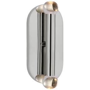 Sconces Linear/Tubular by Visual Comfort Signature ( 268 | KW 2282PN-CG Rousseau ) 