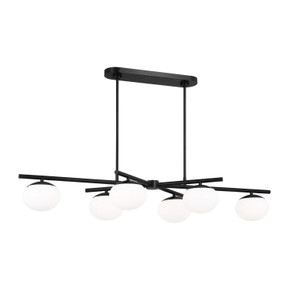 Linear/Island 4 Light + by Visual Comfort Studio ( 454 | EC1276AI Lune ) 