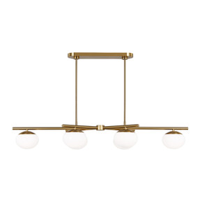 Linear/Island 4 Light + by Visual Comfort Studio ( 454 | EC1276BBS Lune ) 
