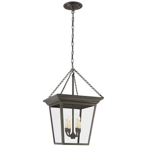 Foyer/Hall Lanterns Glass w/Frame by Visual Comfort Signature ( 268 | SL 5871BZ Cornice ) 