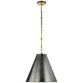 Pendants Metal Shade by Visual Comfort Signature ( 268 | TOB 5090HAB-BZ Goodman ) 